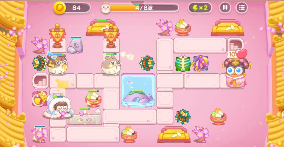 保卫萝卜4秋妃传第62关攻略